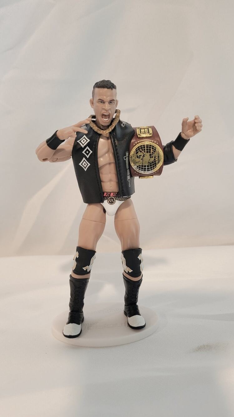 AEW Jazwares Unrivaled 14 Ricky Saints w/ Definining Moments Accessories
